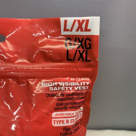 New Milwaukee Carry More 10 Pockets L/XL Type R Class 2 Orange Safety Vest - Picture 4 of 4